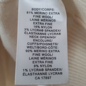Banana Republic Sweaters - Banana Republic Extra Fine Merino Cream Sweater Banana Republic Sweaters - Banana Republic Extra Fine Merino Cream Sweater